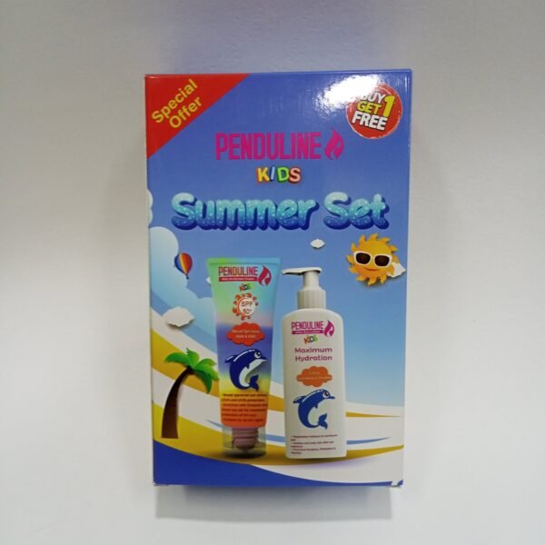 بندولين عرض الصيف صن بلوك اطفال+50 + لوشن افتر صن